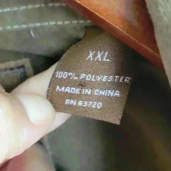 North River Outfitter Shirt with Long Sleeve XXL Brown/Camel Western Pockets - Picture 5 of 14